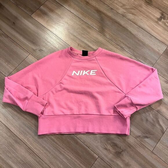 Nike Purple Athletic Longsleeve Cropped‎ Crewneck Women Small - Picture 1 of 4
